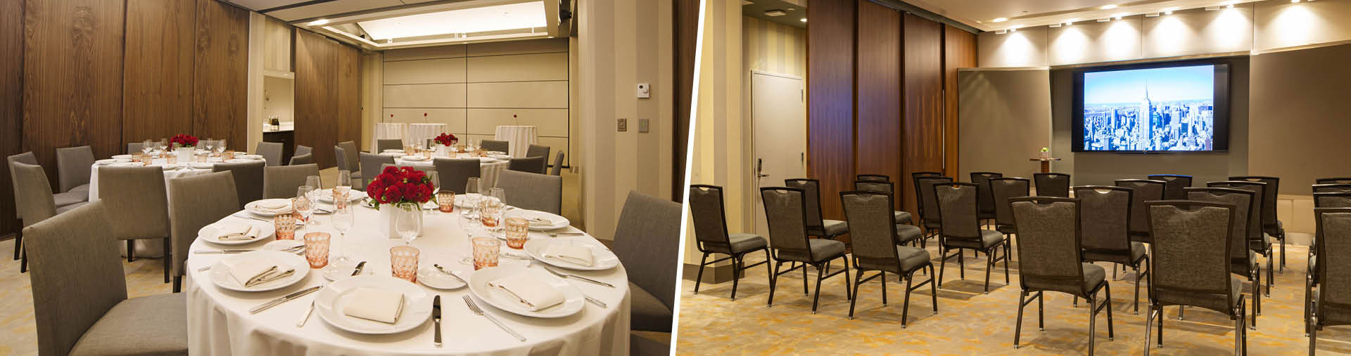 Private event dining rooms inside STATE grill and bar at the Empire State Building