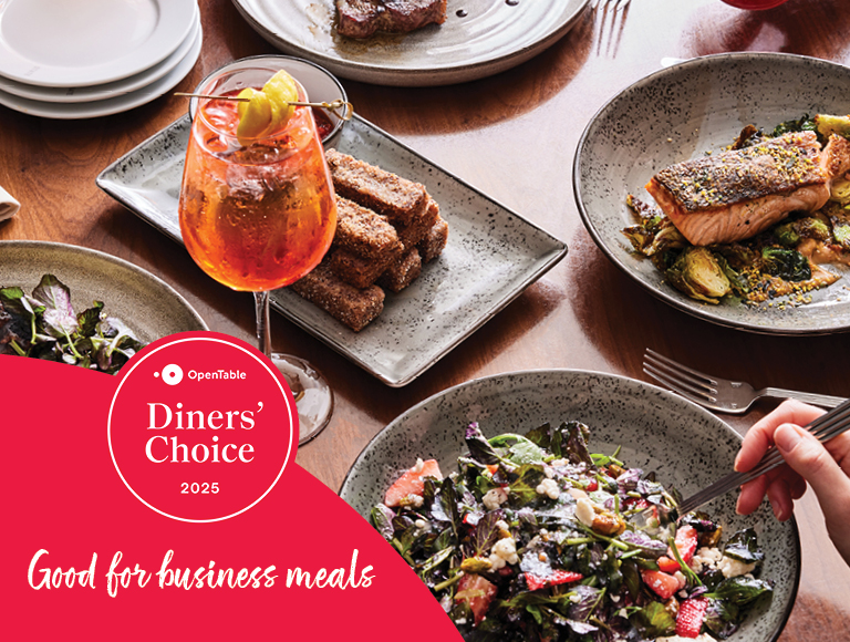 Voted "Great for Business Meals" by OpenTable